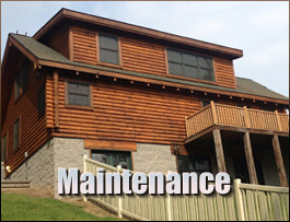  New Lexington, Ohio Log Home Maintenance