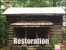 Historic Log Cabin Restoration  New Lexington, Ohio